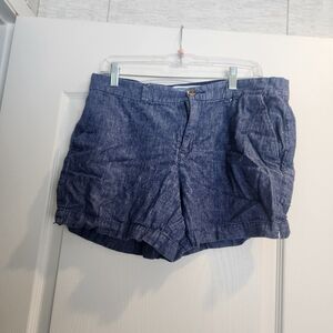 Old Navy Womens Blue Shorts Size 12 Euc